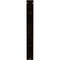 Ekena Millwork Ashford Triple, Wrought Iron Bracket, (Triple center brace), Antiqued Bronze 2"W  x 12"D x 15"H BKTM02X12X15TASABZ - alternate 3